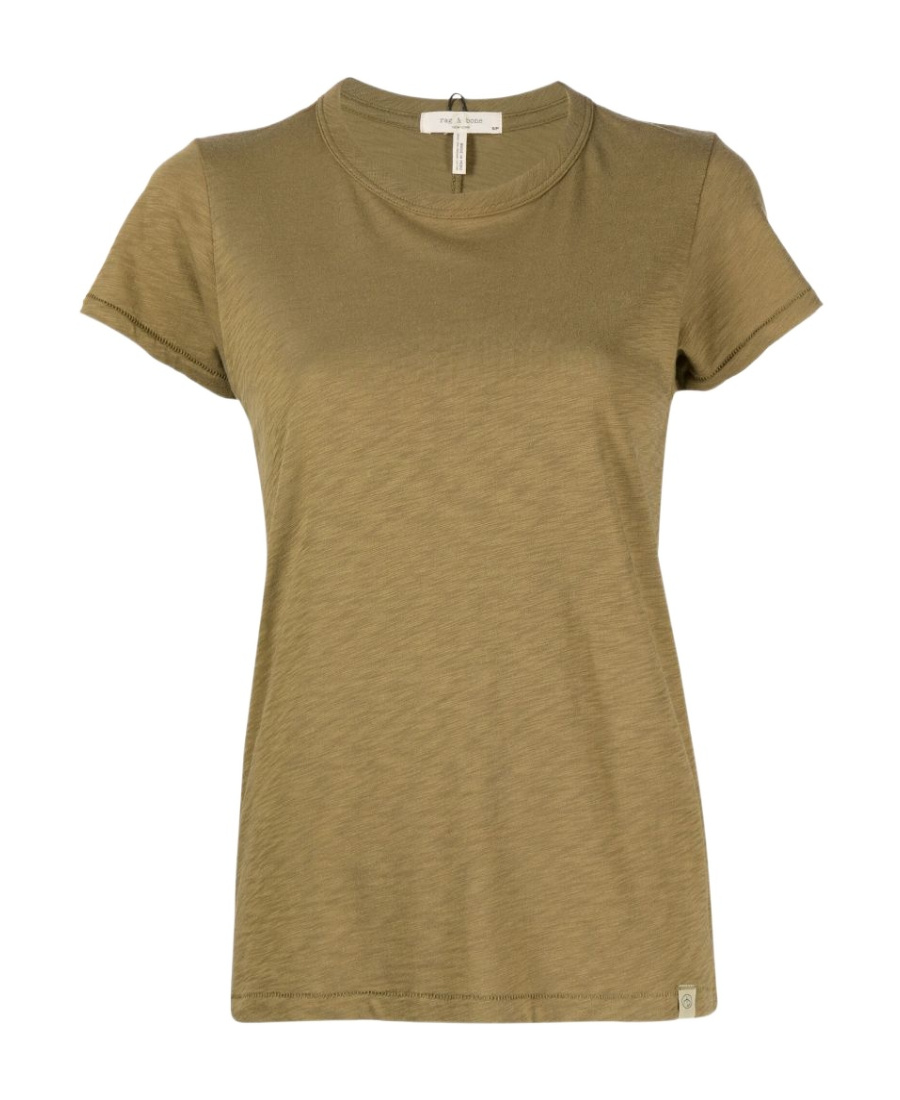 Rag & Bone Item O-neck Short-sleeved T-shirt In Brown