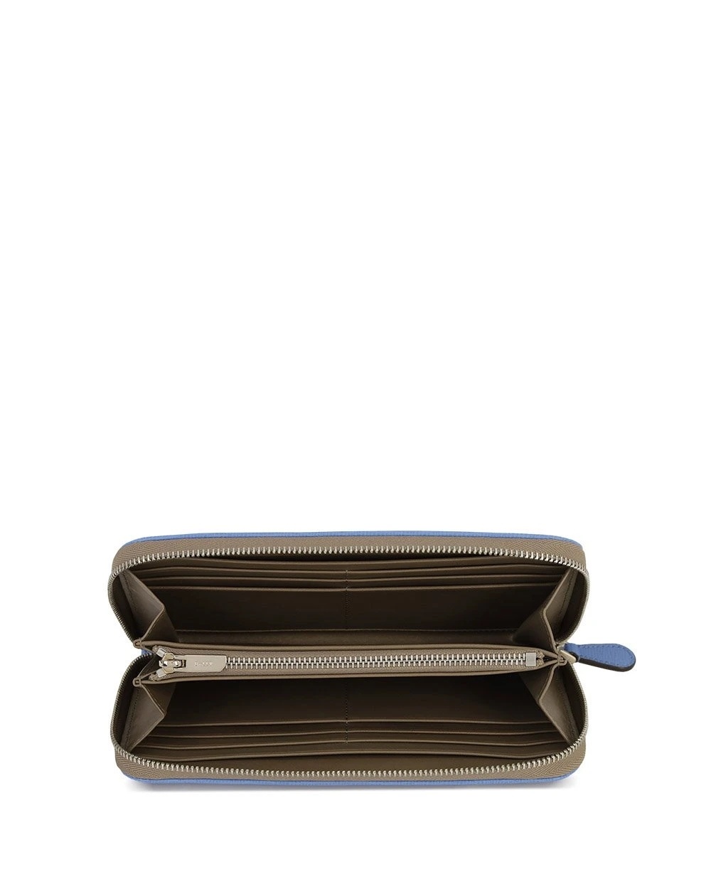 Bally Zipper Purse In Blue