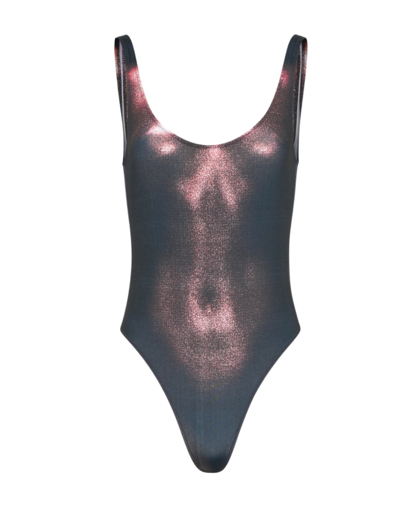 Jean Paul Gaultier Body-print Swimsuit In Multi