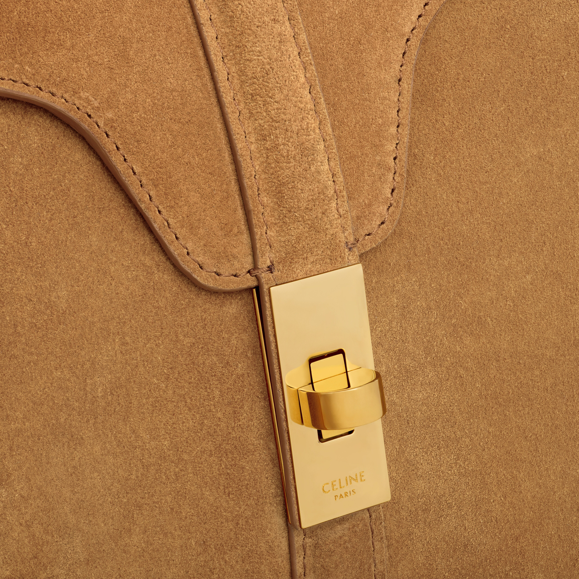 Celine Small 16 Small Shoulder Bag In Brown