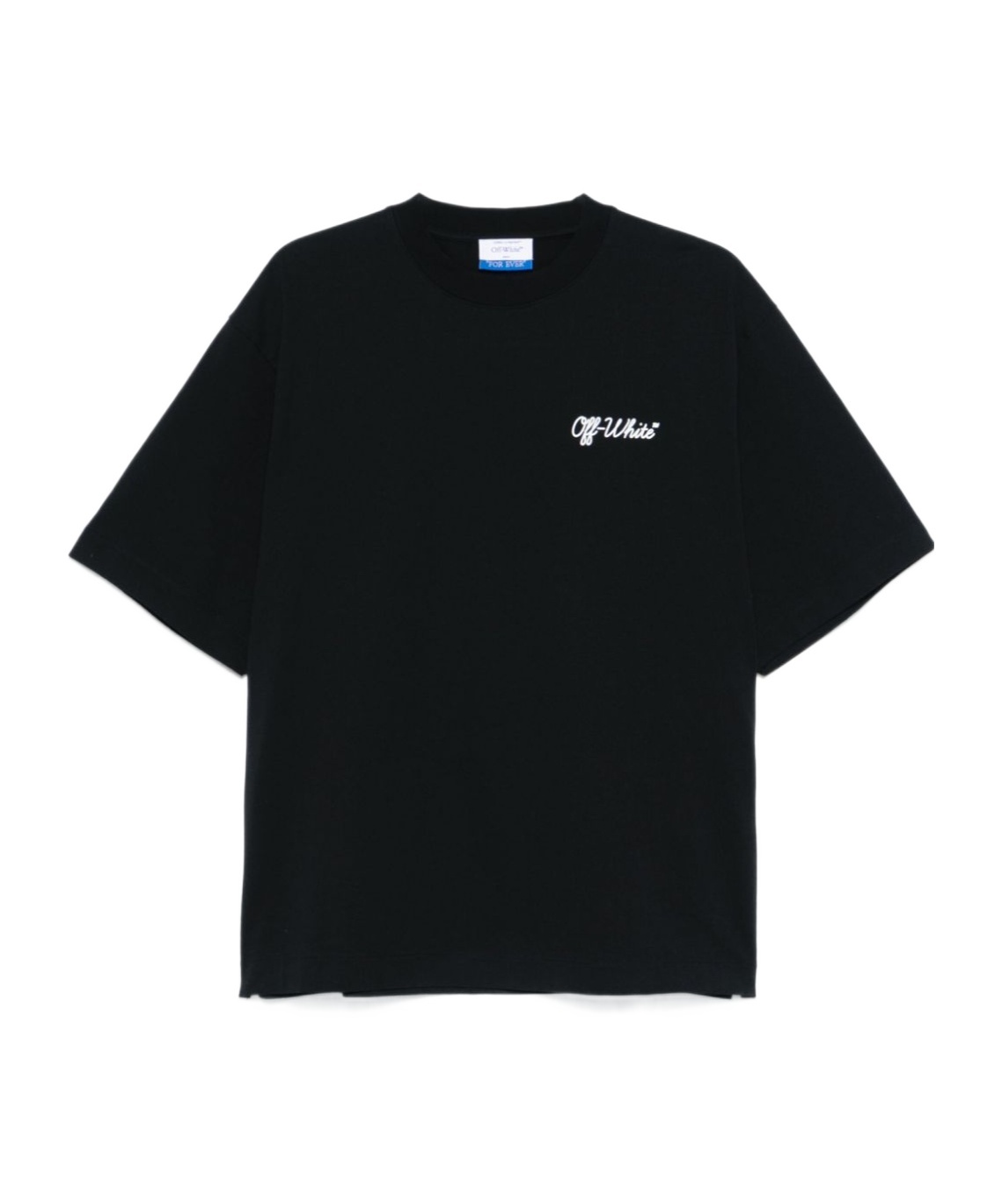 Off-white Black Script T-shirt In Black