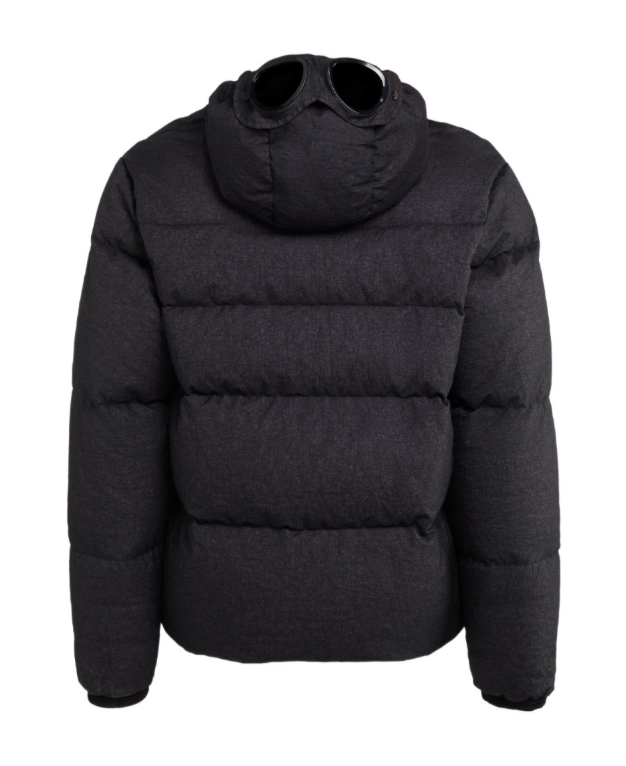 C.p. Company Co-ted Goggle Down Jacket In Black
