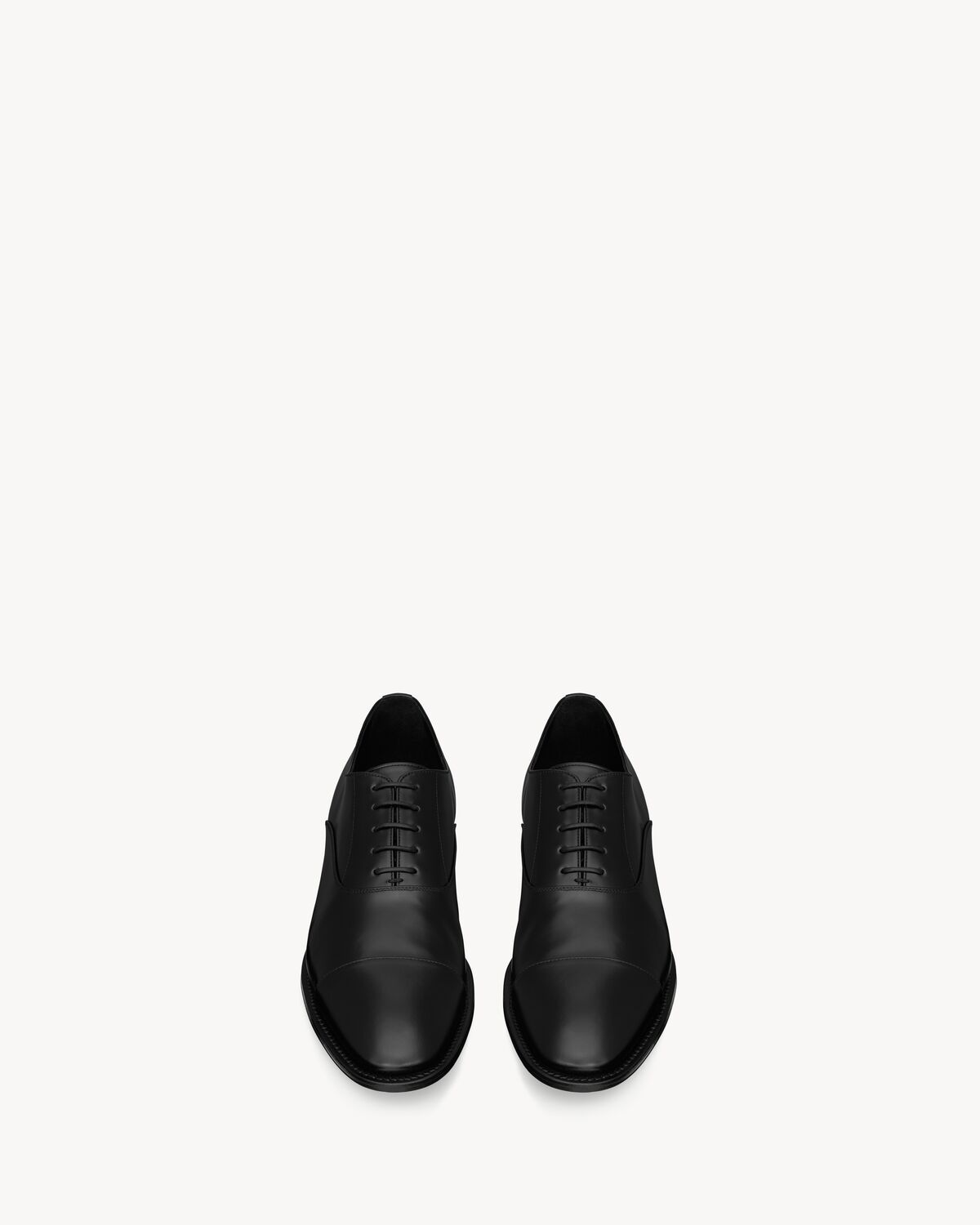Saint Laurent Leather Adrien Oxford Shoes In Animal Print