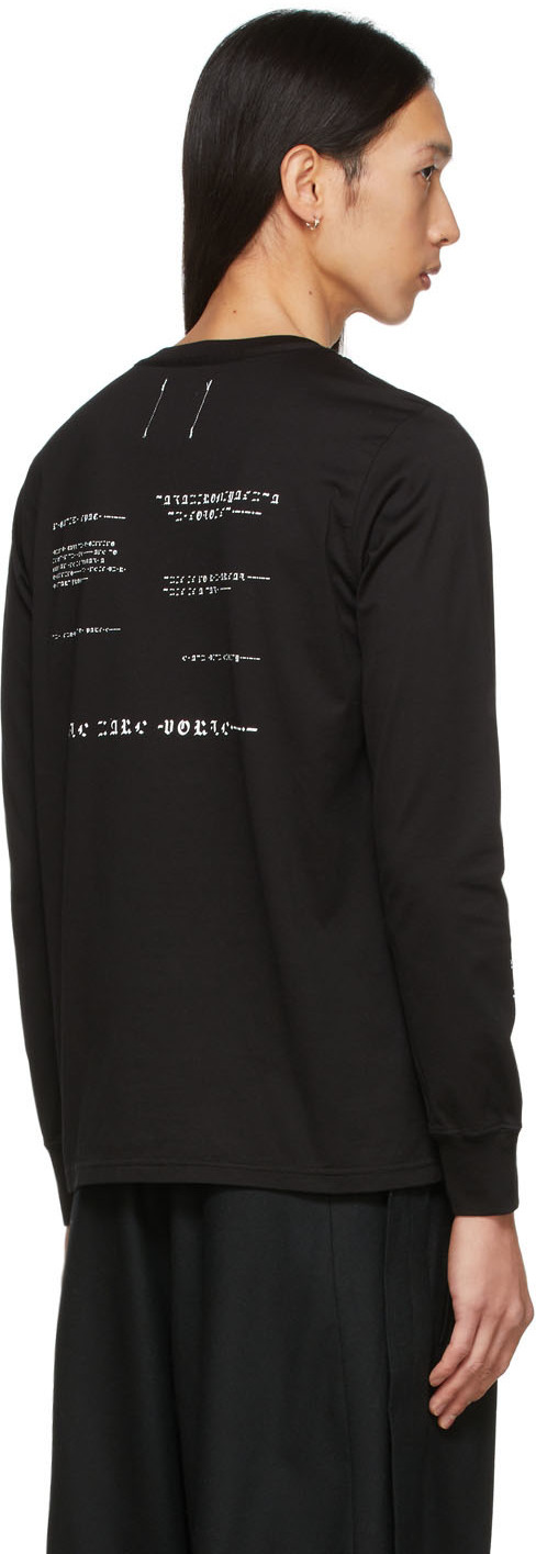 Takahiromiyashita The Soloist Logo Chest Pocket Long Sleeved T-shirt In Black