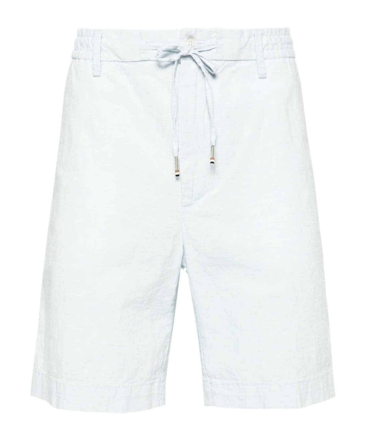 Hugo Boss Drawstring Bermuda Shorts In White