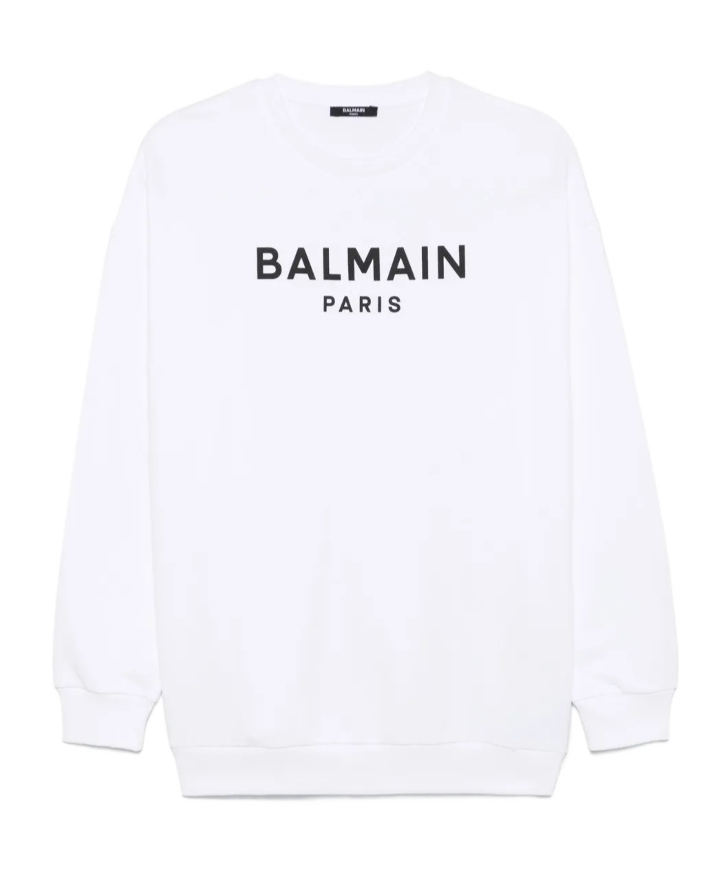 BALMAIN LOGO-PRINT SWEATSHIRT