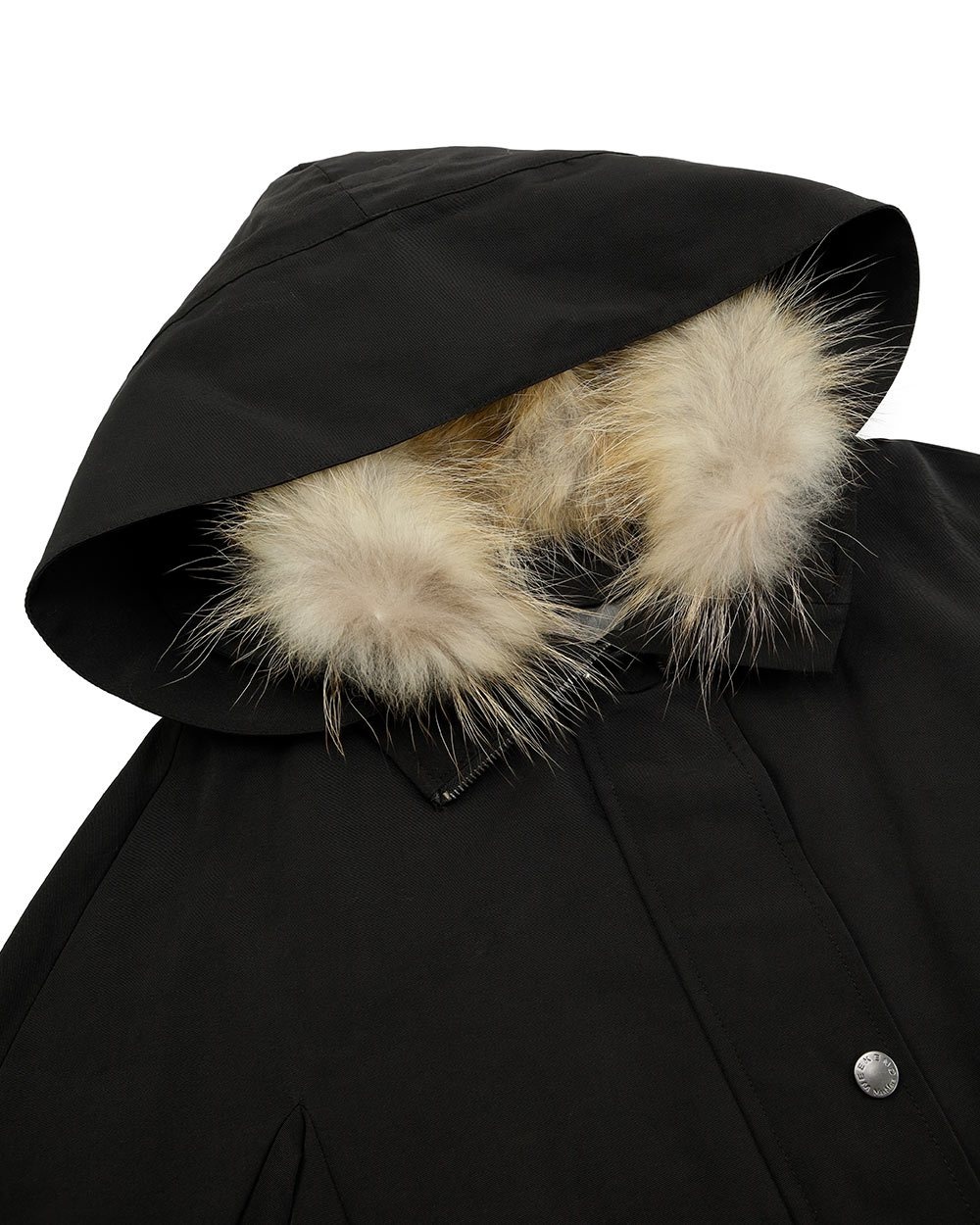 Weekend Max Mara Hooded Casual Jacket In Black