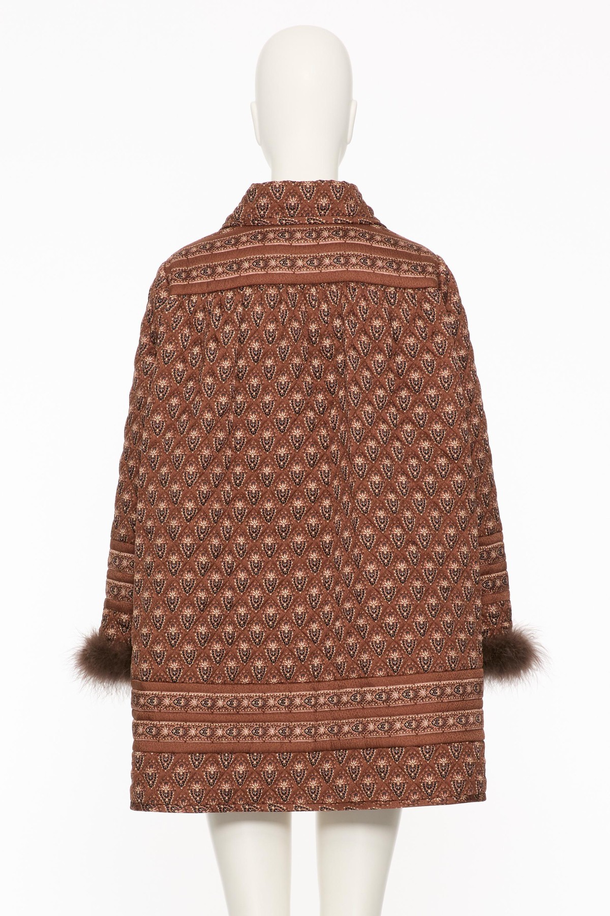 Valentino Long Sleeve Jacket In Brown