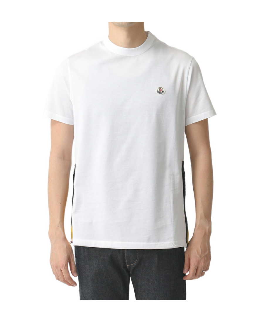 Moncler Men Cotton Pack Of Three Logo Patch T-shirts In White