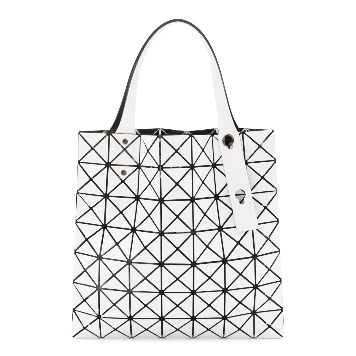 Bao Bao Issey Miyake Prism Geometric-pattern Tote Bag In White