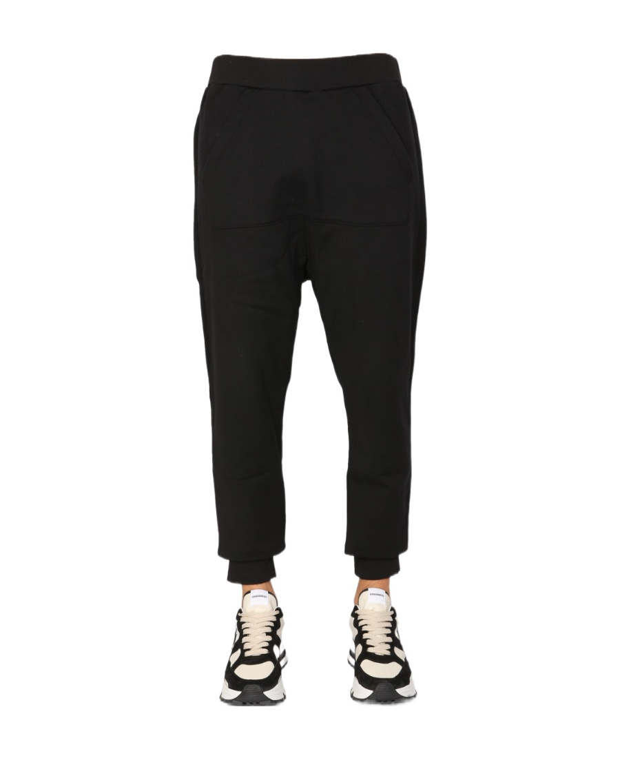 Dsquared2 Elasticated Track Pants In Black
