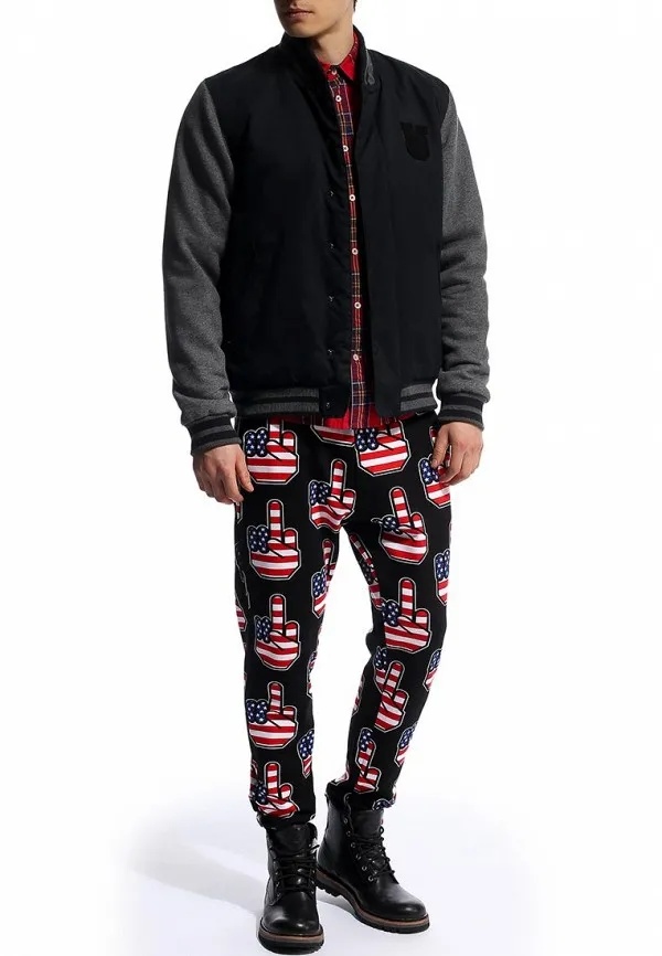 Moschino Printed Sweatpants In Black