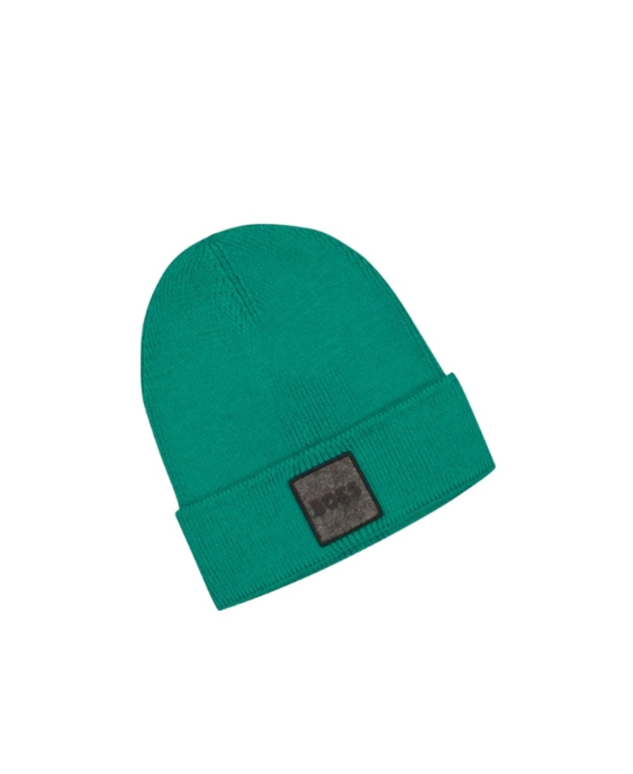 Hugo Boss Logo Hat In Green
