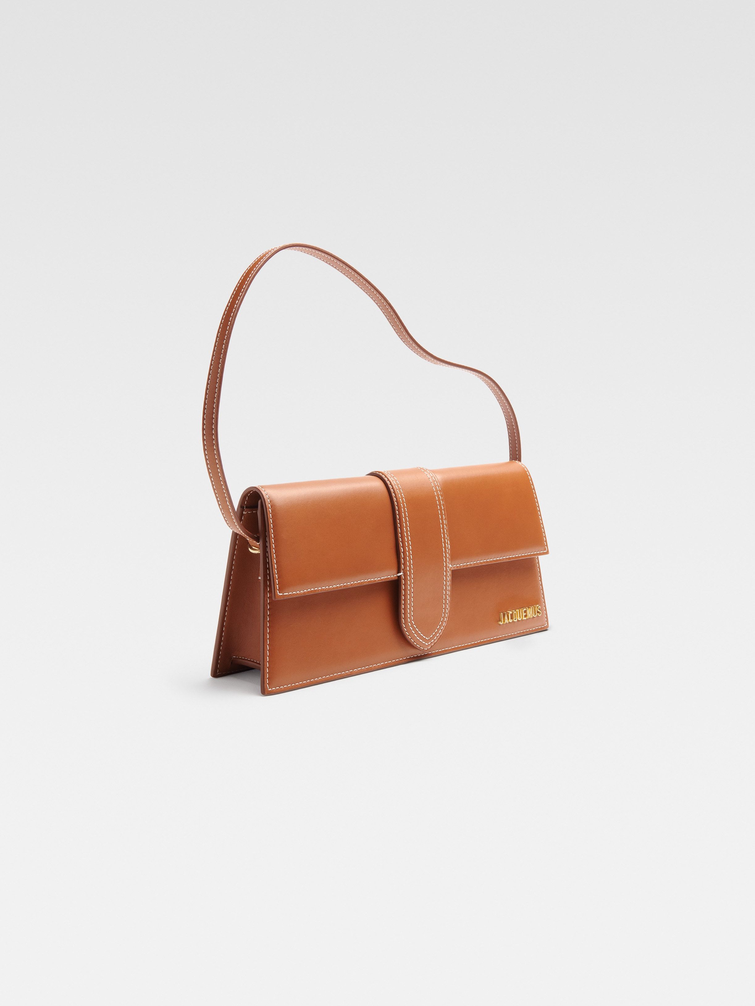 Jacquemus Le Bambino Long Shoulder Bag In Brown
