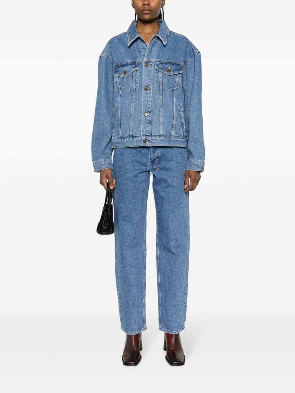 Ksubi Heritage Denim Trucker Jacket In Blue