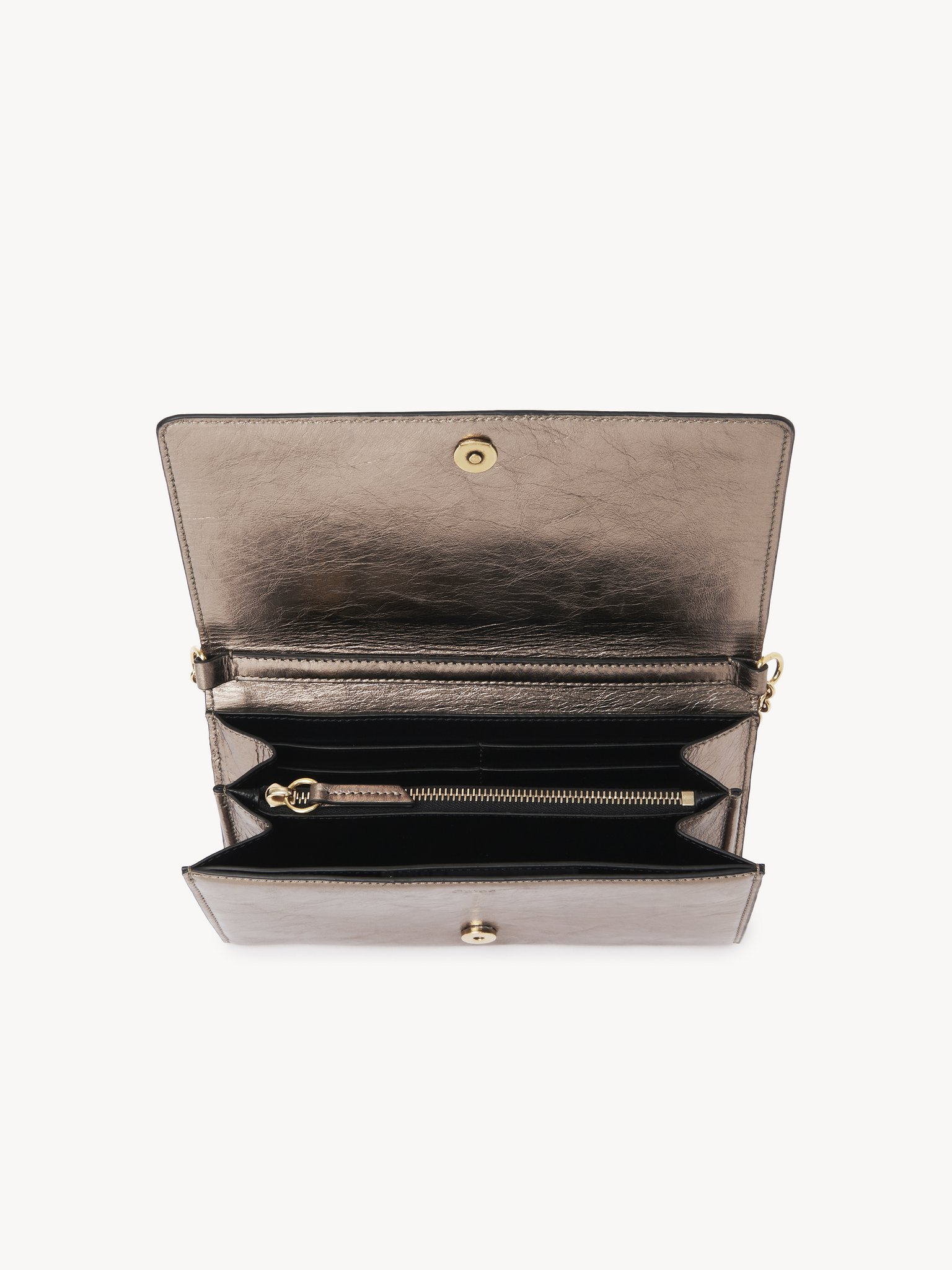 Chloé Iconic Chain Shoulder Bag In Nude