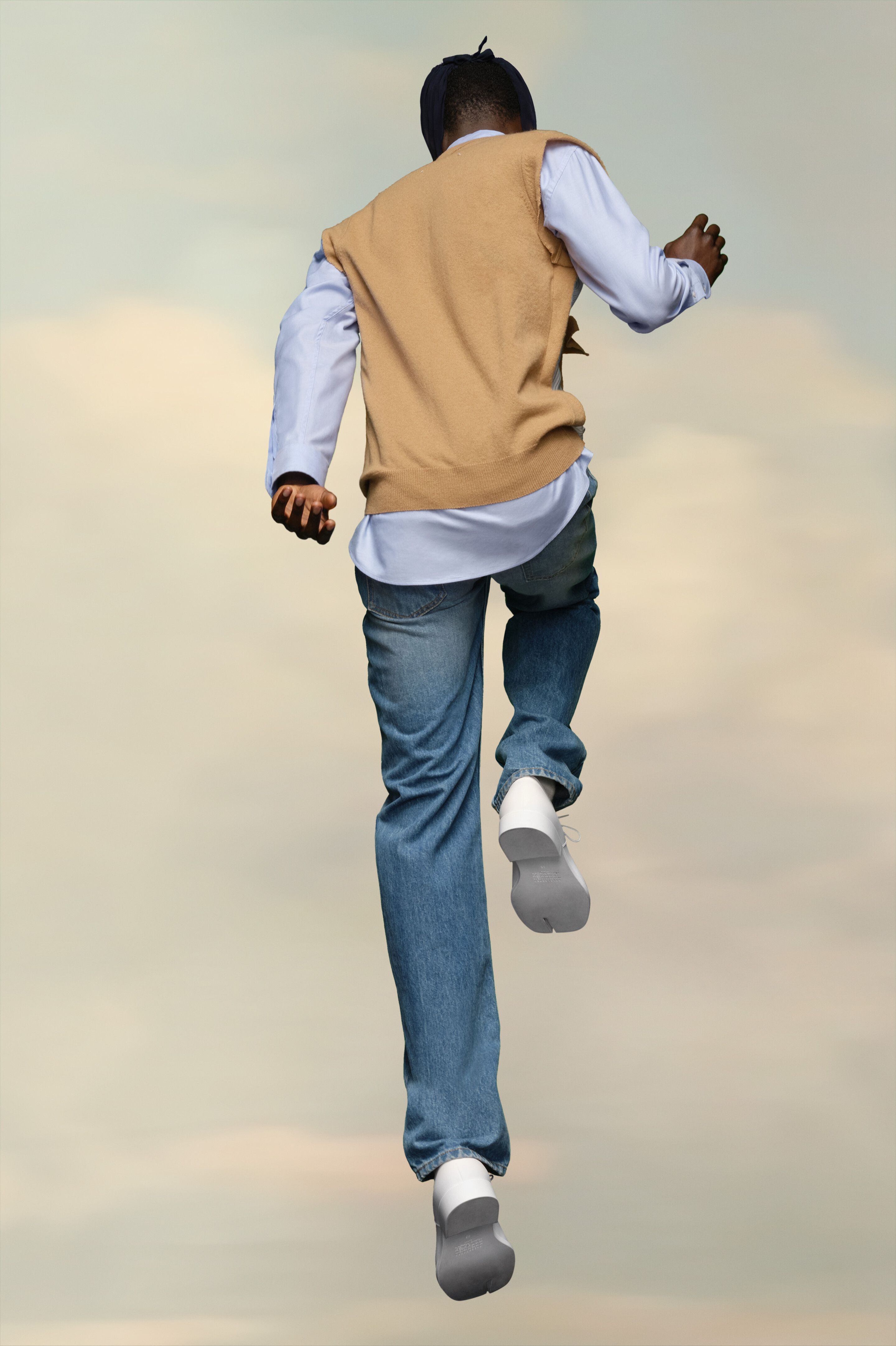 Maison Margiela Sweatshirt Layered Shirt In White