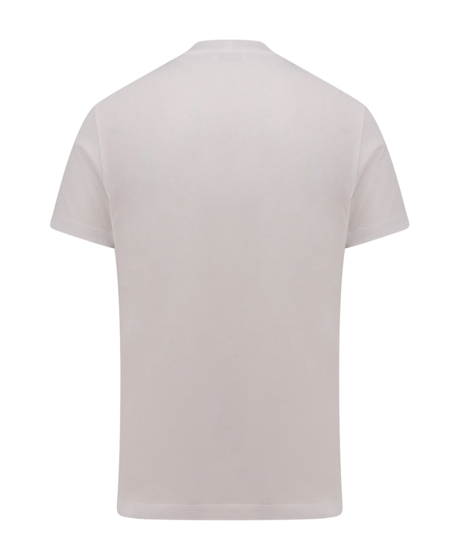 Ferragamo Salvatore Logo Path Crewneck T-shirt In White