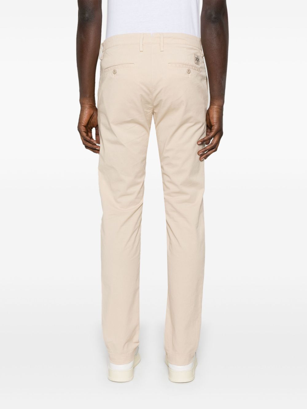 Jacob Cohen Almond Beige Tailored Jeans With Modern Fit And Functional Pockets In White