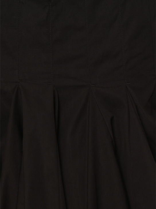 Jacquemus La Jupe Agave Pleated Poplin Midi Skirt