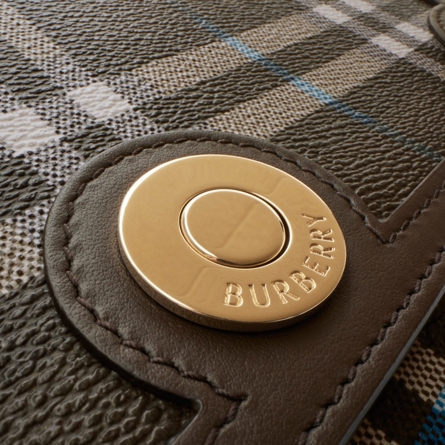 BURBERRY CHECKERED CROSSBODY BAG