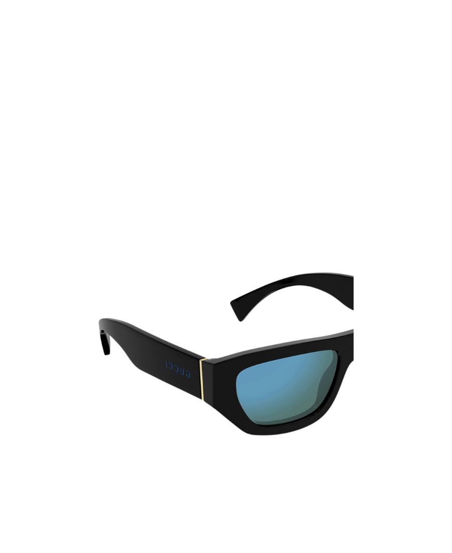 Gucci Gradient Oversized-frame Sunglasses In Black