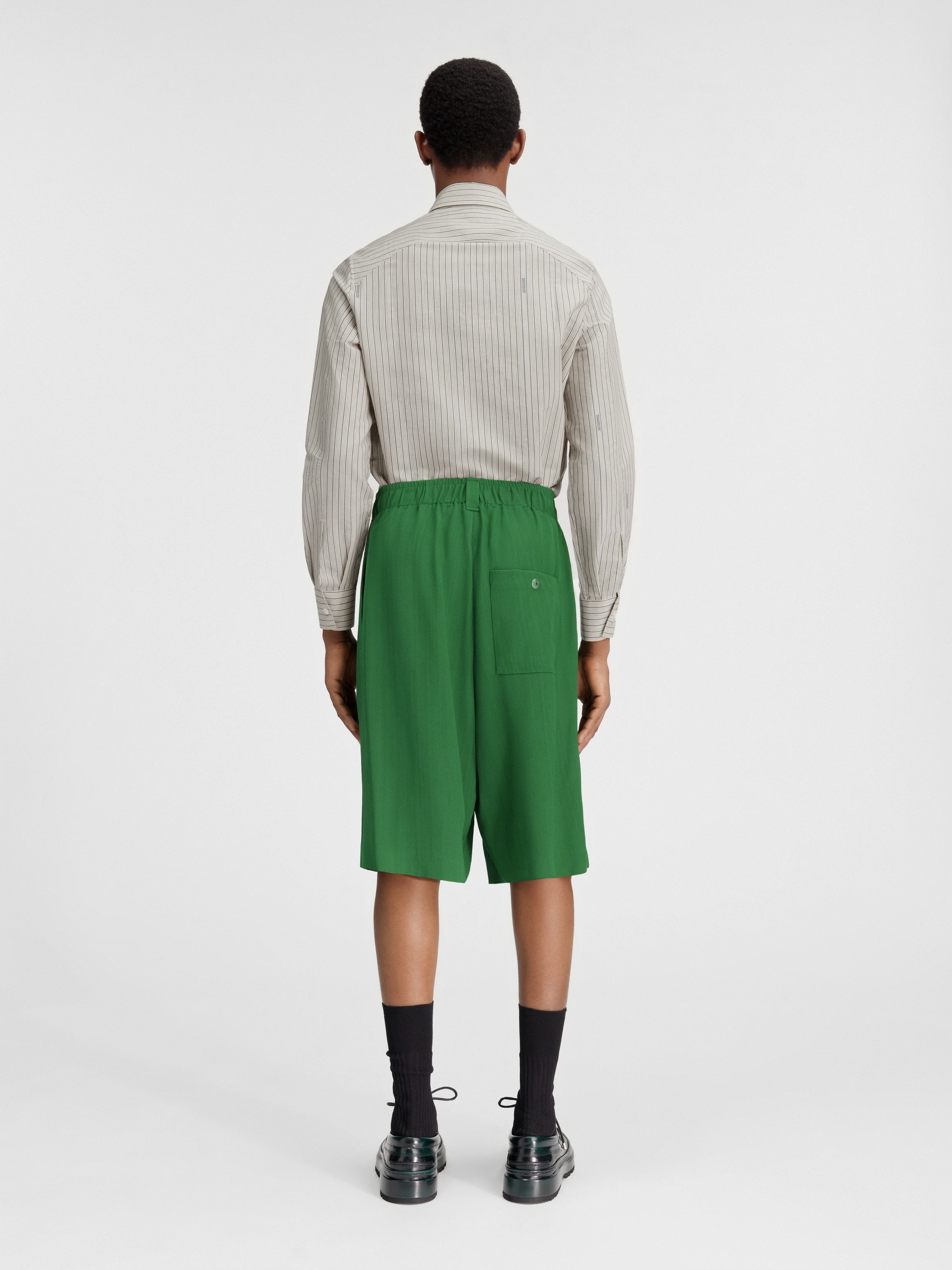 Jacquemus Oversized Shorts In Green