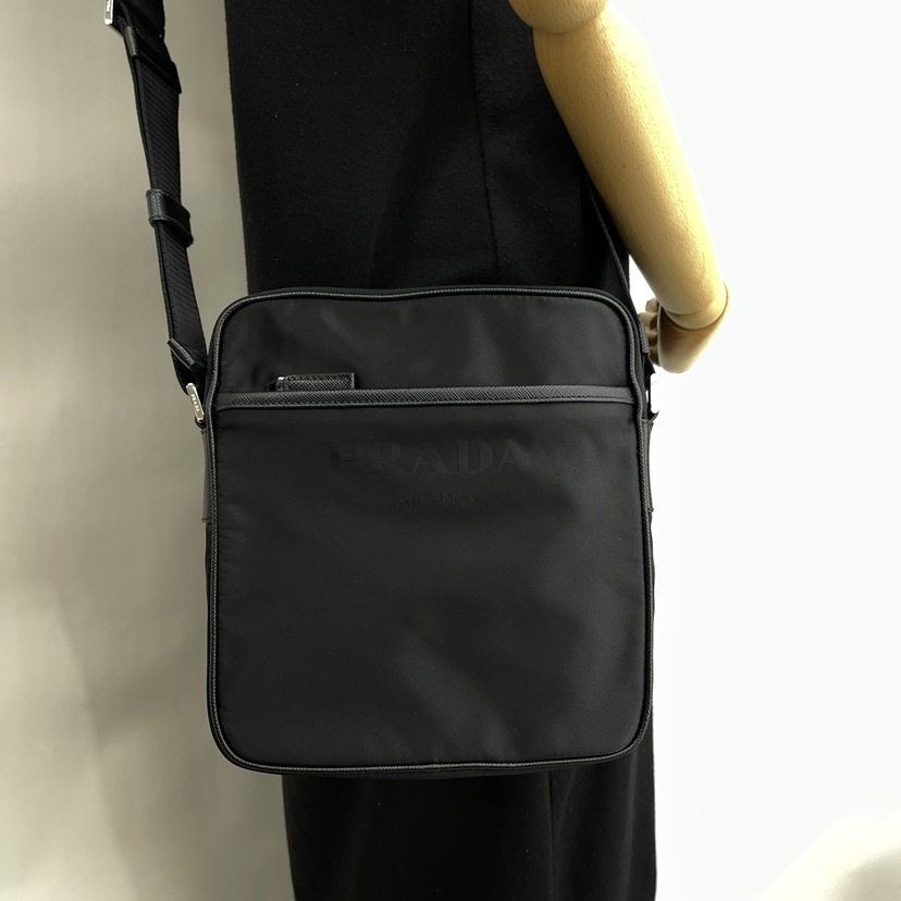 PRADA LOGO SHOULDER BAG