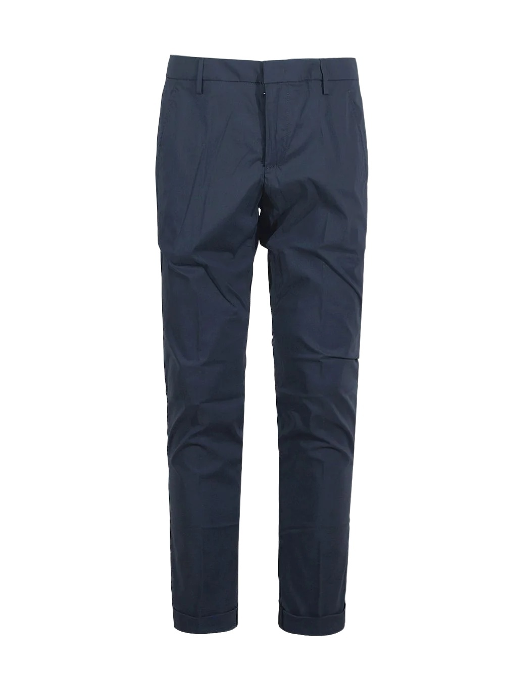 Dondup Gaubert Stretch Cotton Trousers In Blue