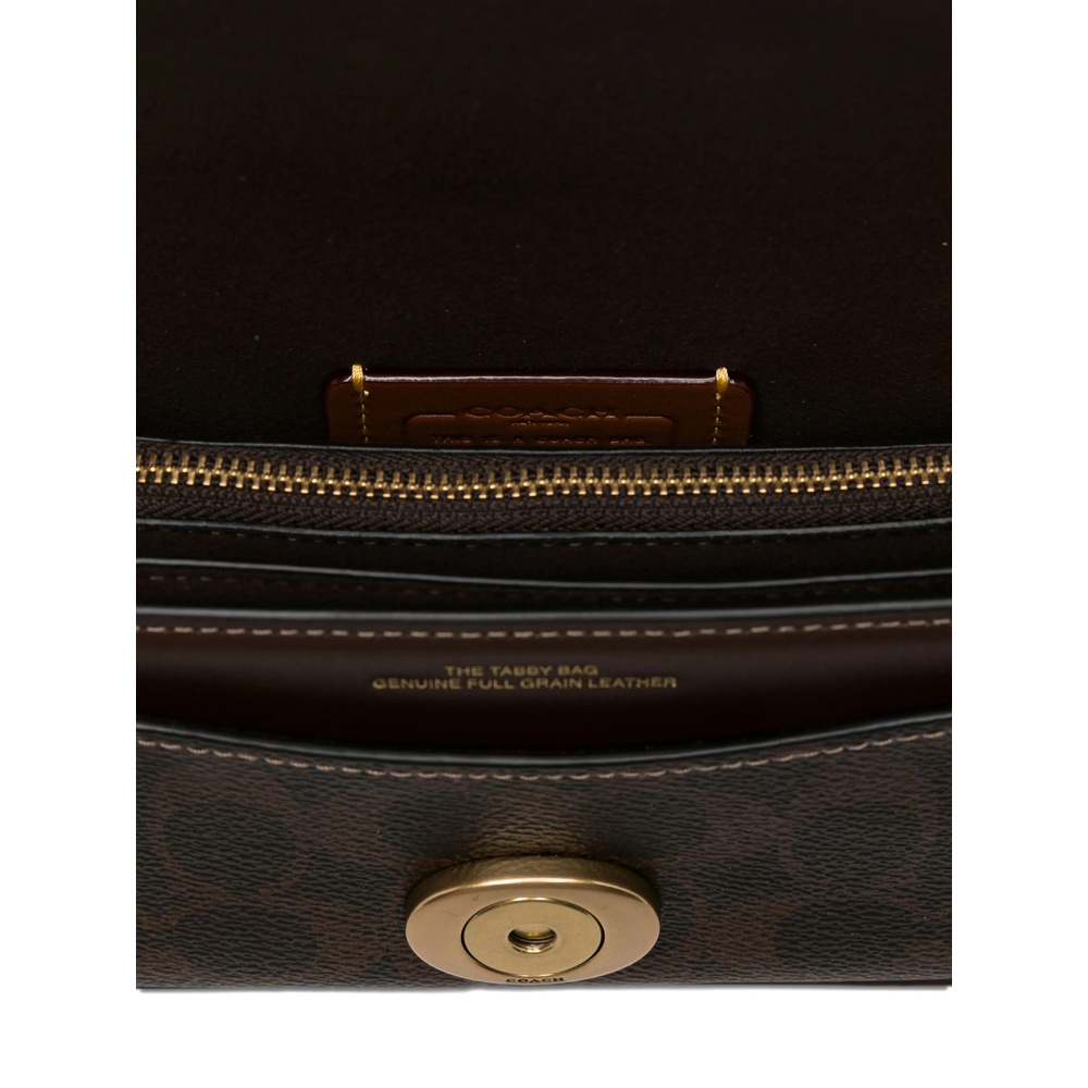 Coach Flap Shoulder Bag In Black