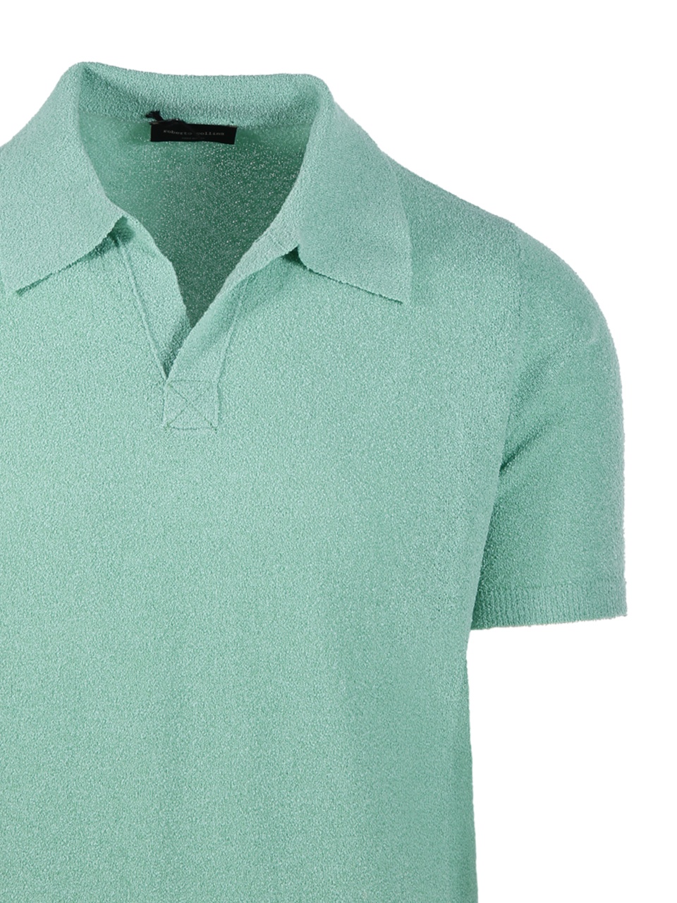 Roberto Collina Classic Short-sleeved Polo Sweater In Green