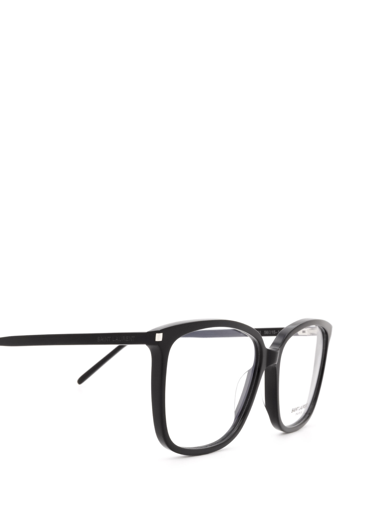 Saint Laurent Eyewear Square Frame Glasses In Black