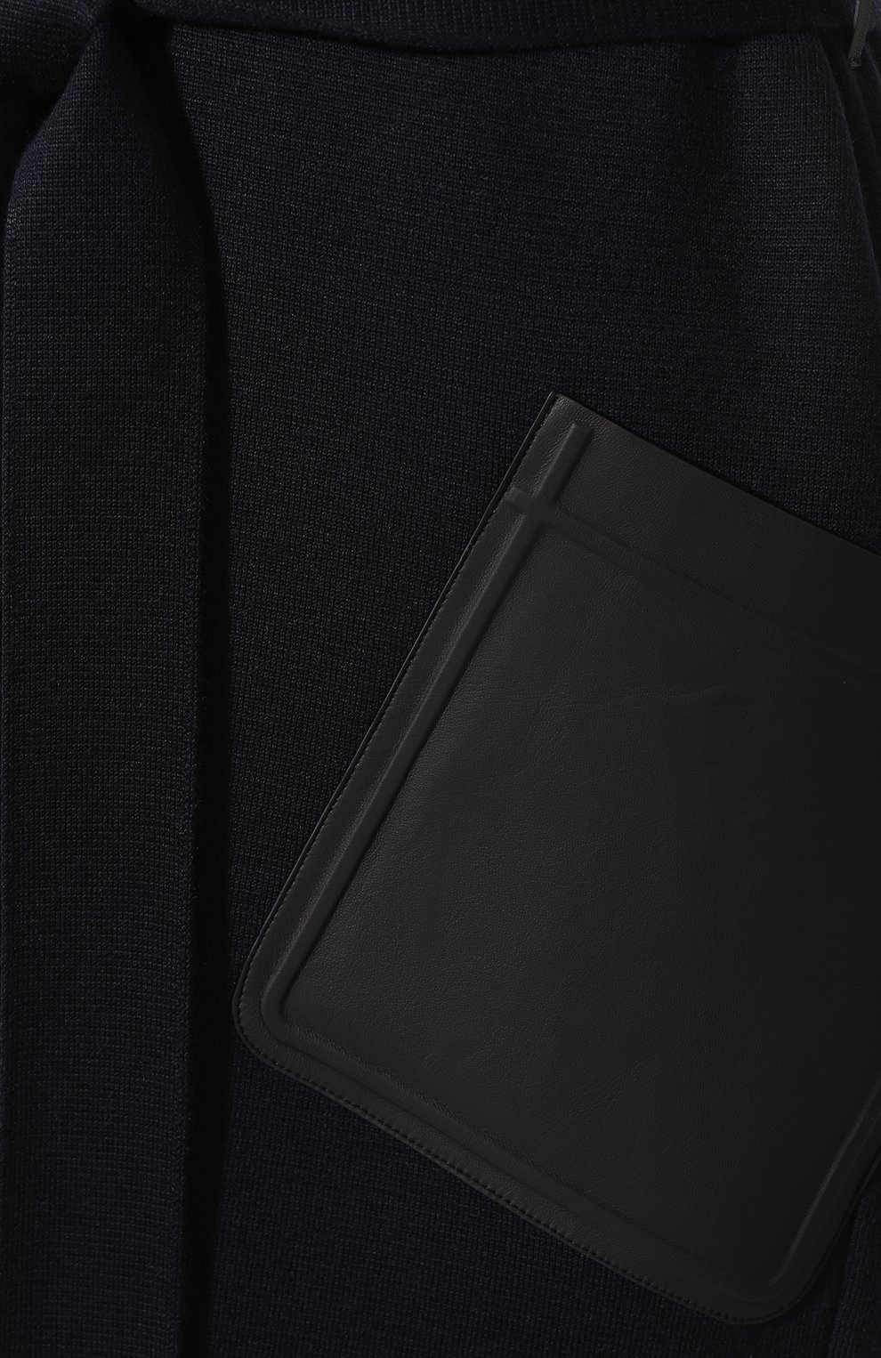 Loro Piana Lapel Lace Knitted Cardigan In Black