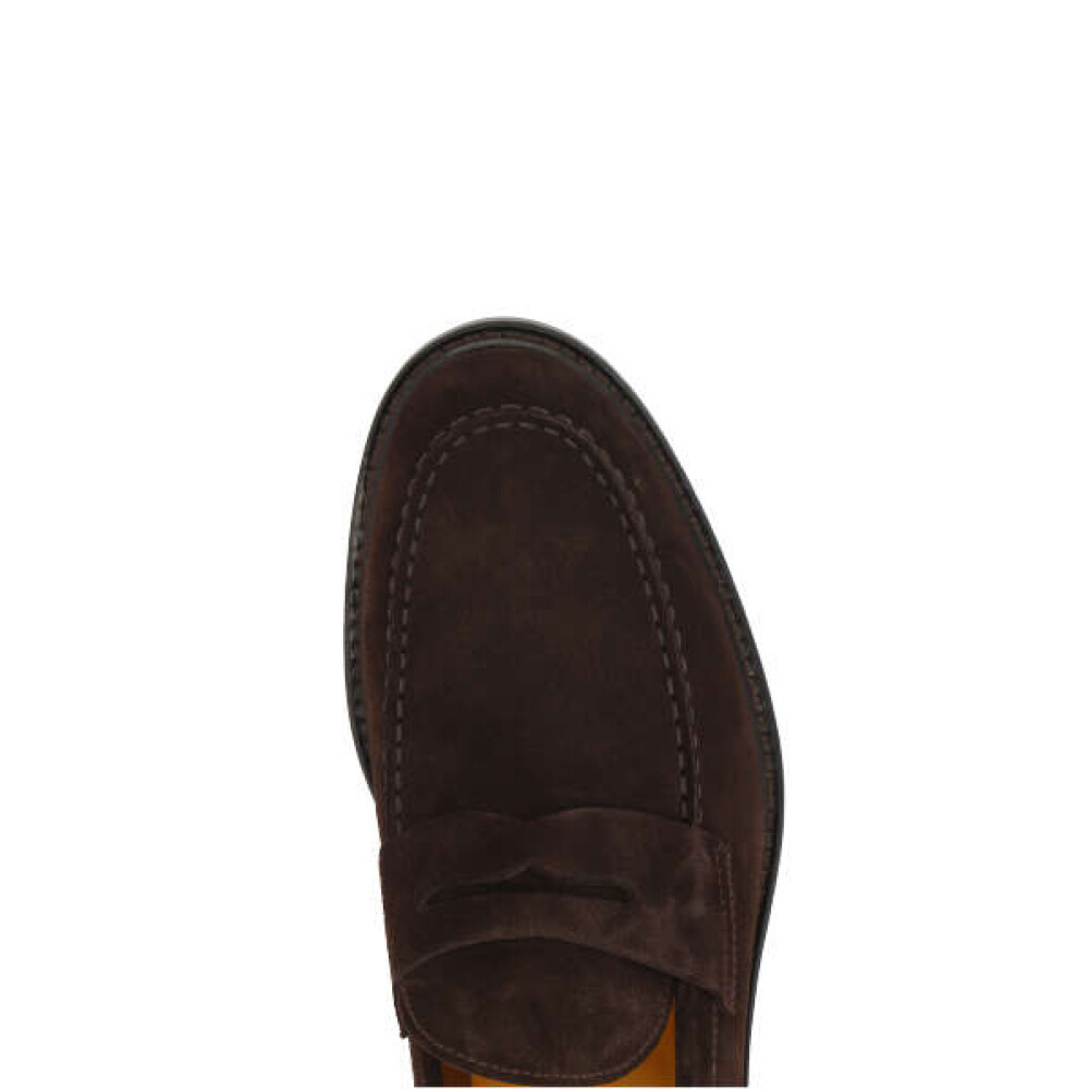 Doucal's Penny Loafer Shoes In Black