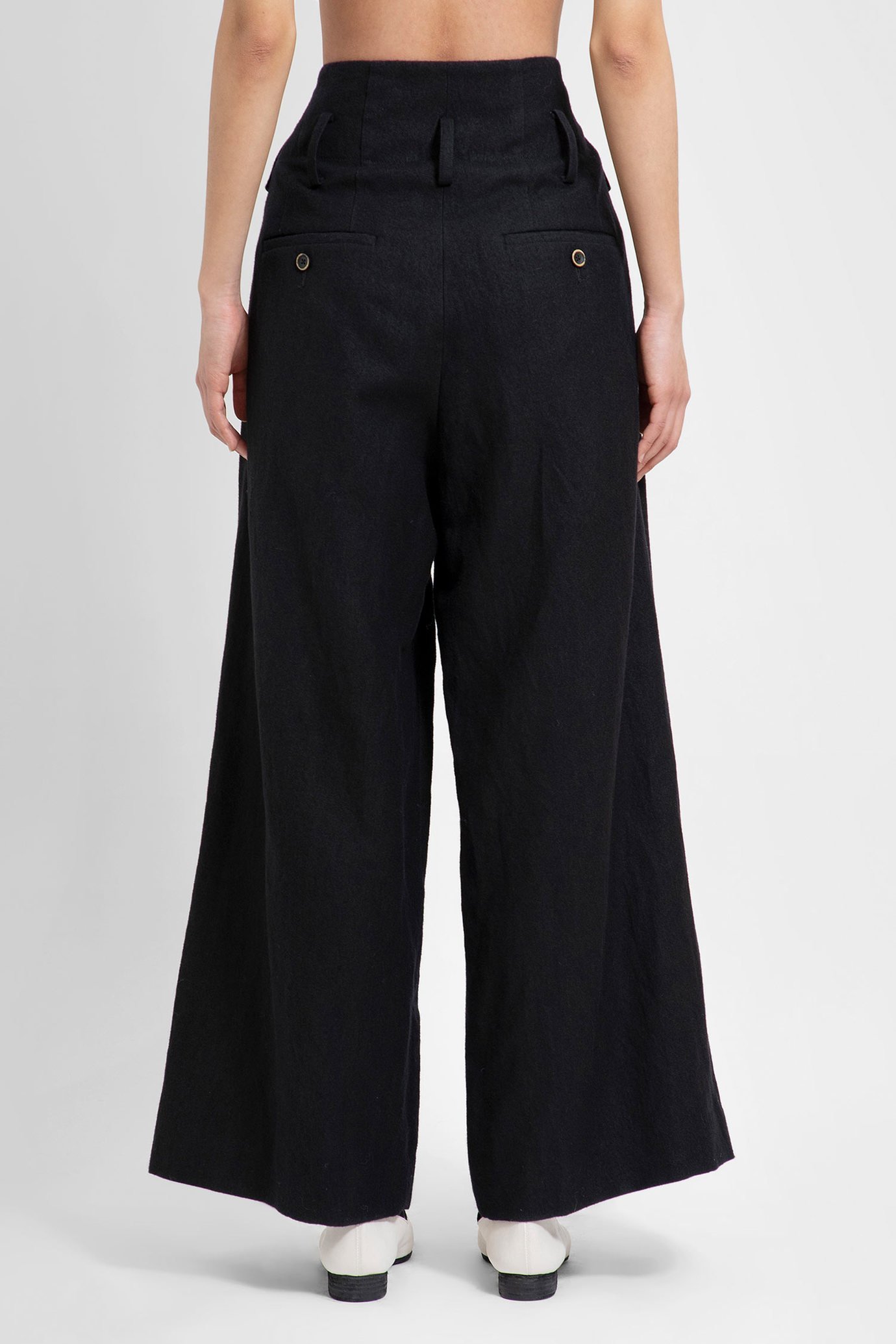 Uma Wang Wide-leg Cropped Trousers