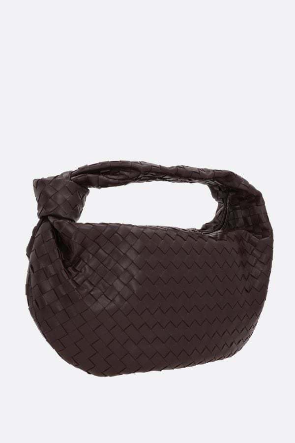 Bottega Veneta Small Jodie Shoulder Bag In Intrecciato Nappa In Burgundy