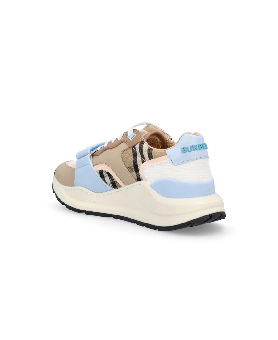 BURBERRY BURBERRY CHECKED LACE-UP SNEAKERS