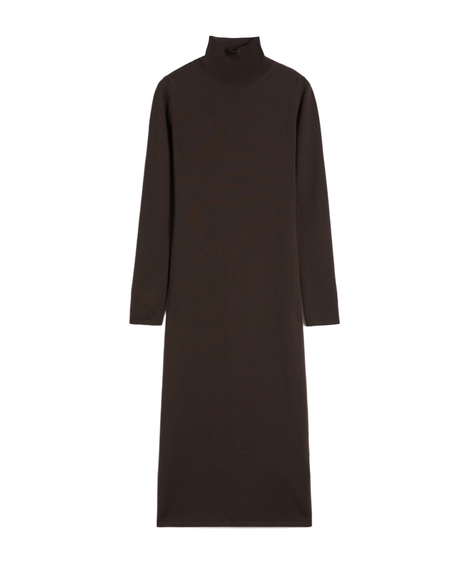 Weekend Max Mara Long-sleeved Dress In Brown