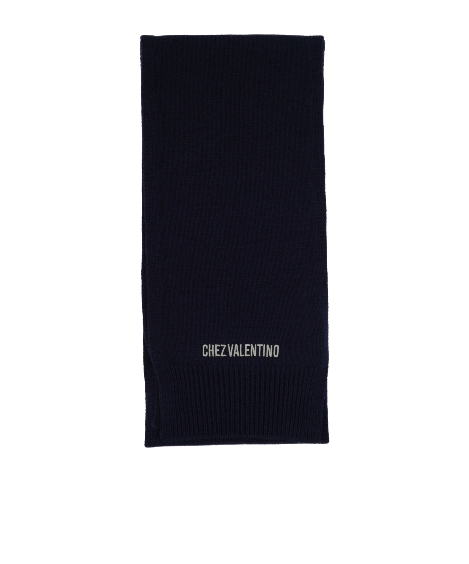 Valentino Logo Scarf In Black