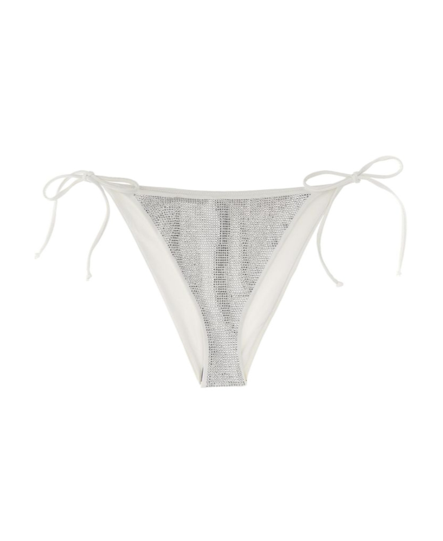 Mc2 Saint Barth Virgo Bikini Bottoms Beachwear White In White
