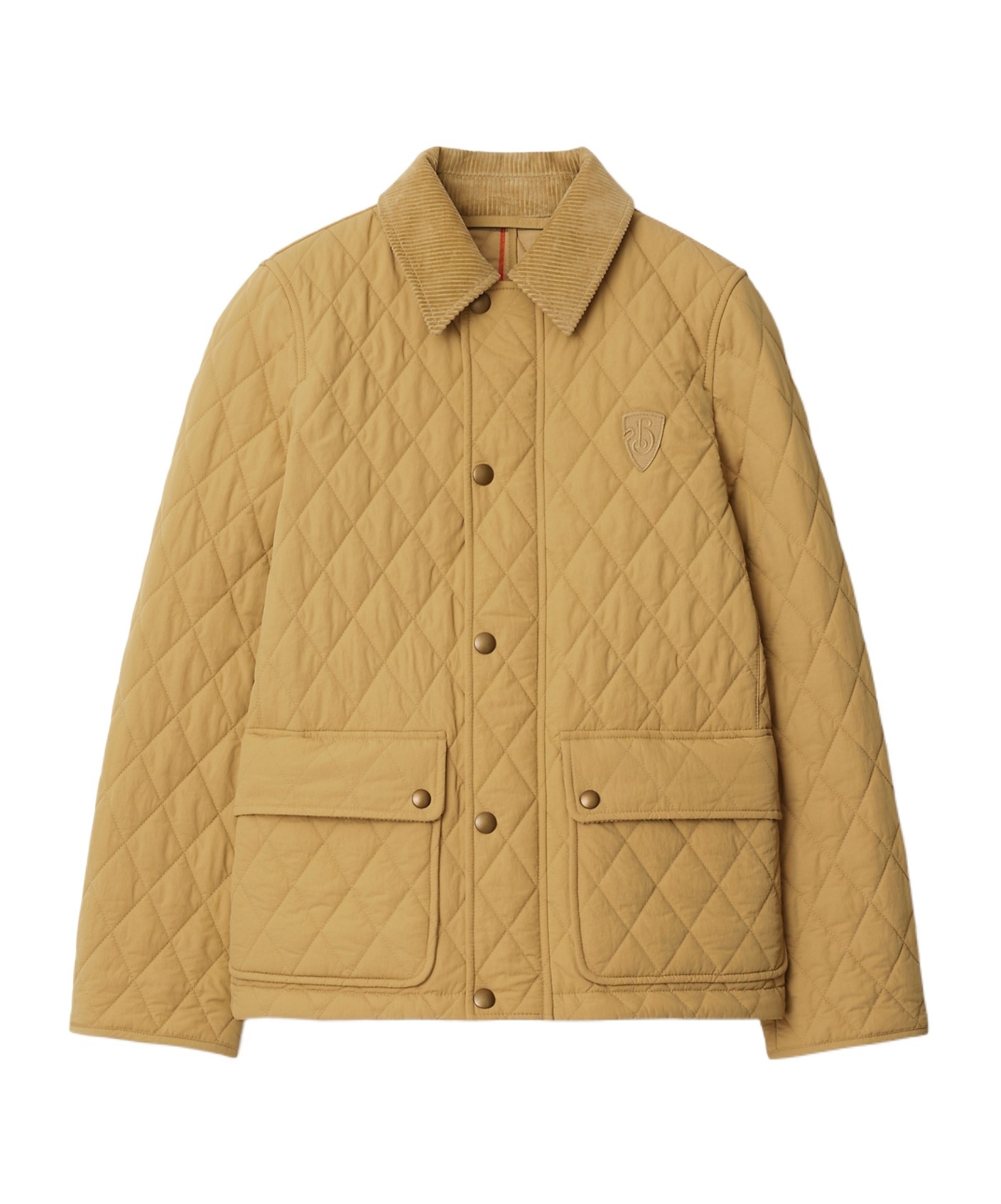 Shop Burberry Quilted Puffer Jacket In Nude
