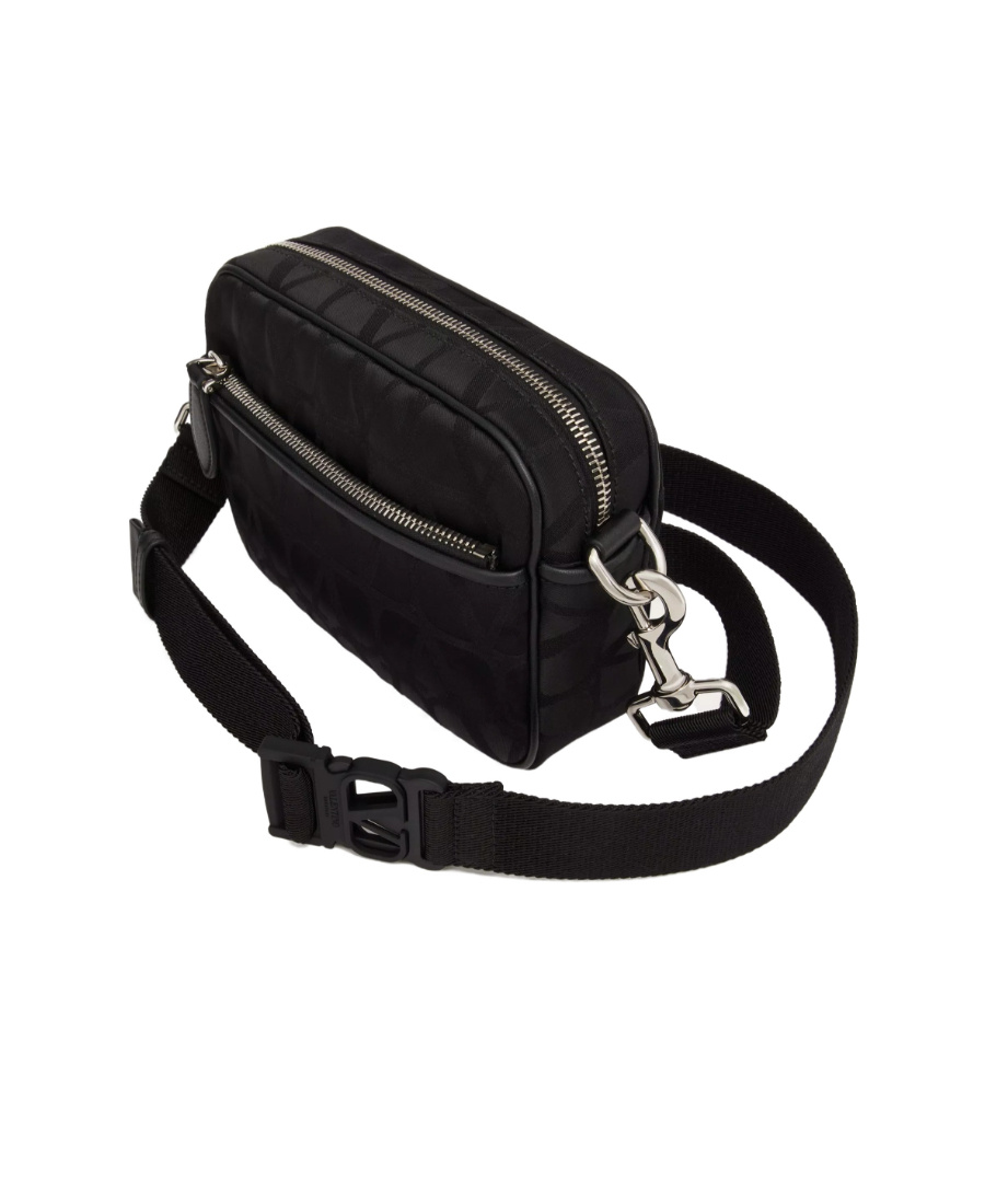 Valentino Borsa A Spalla Toile Iconographe In Black