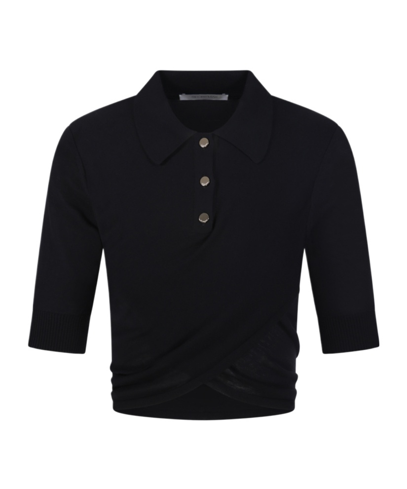 Sportmax Black Shaker Top In Black