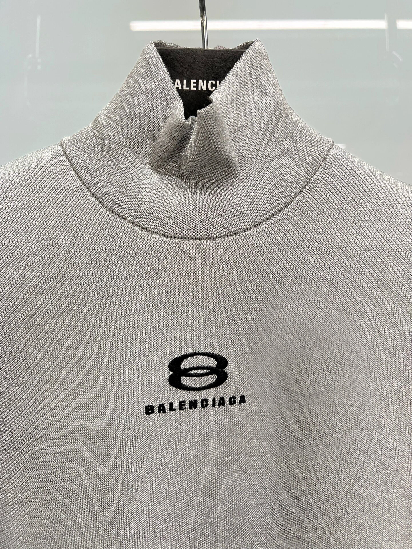 Balenciaga Unity Sports Icon-embroidered Minidress In Gray