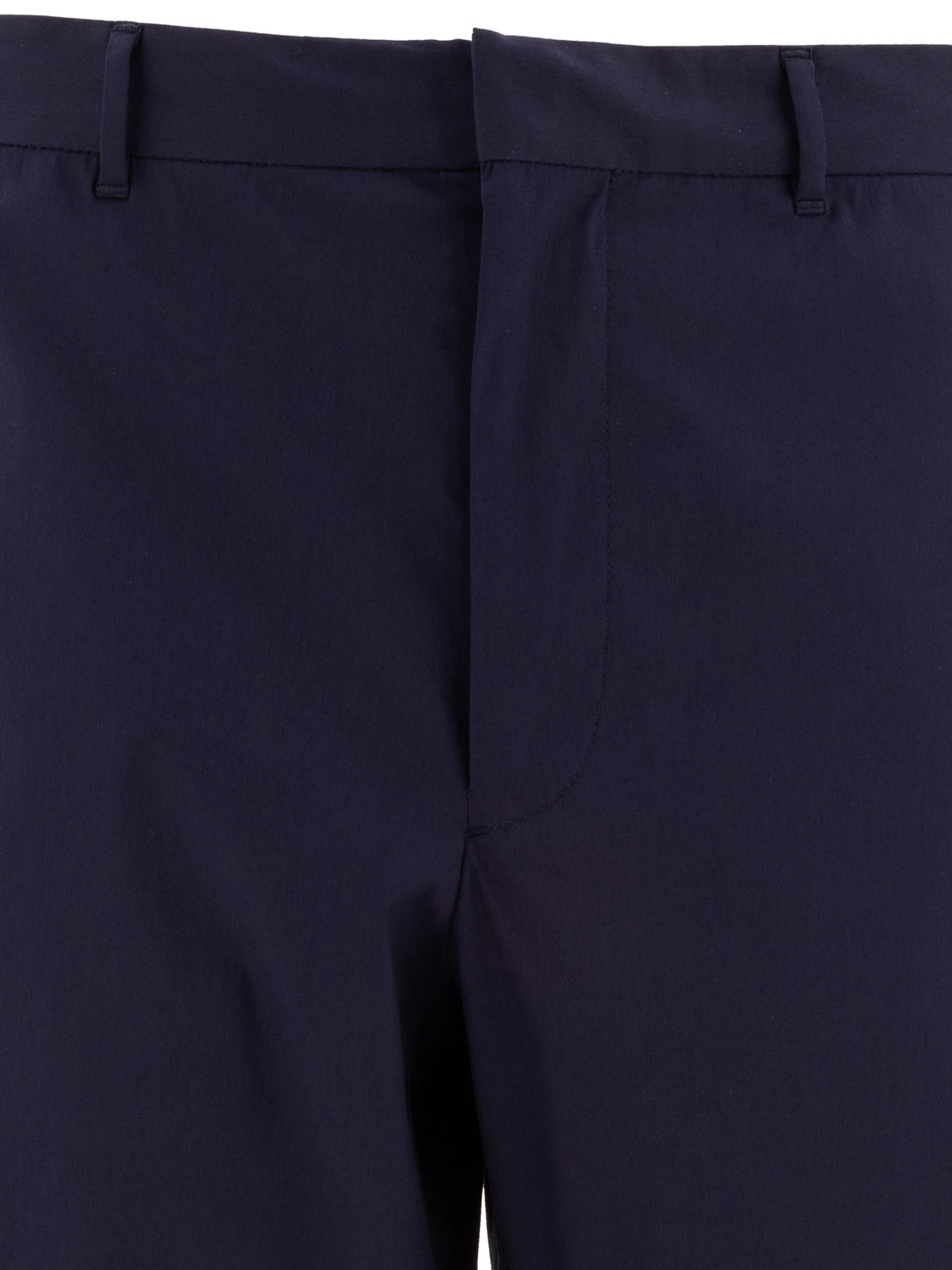 Prada Straight-leg Trousers With Tailored Design In Blue
