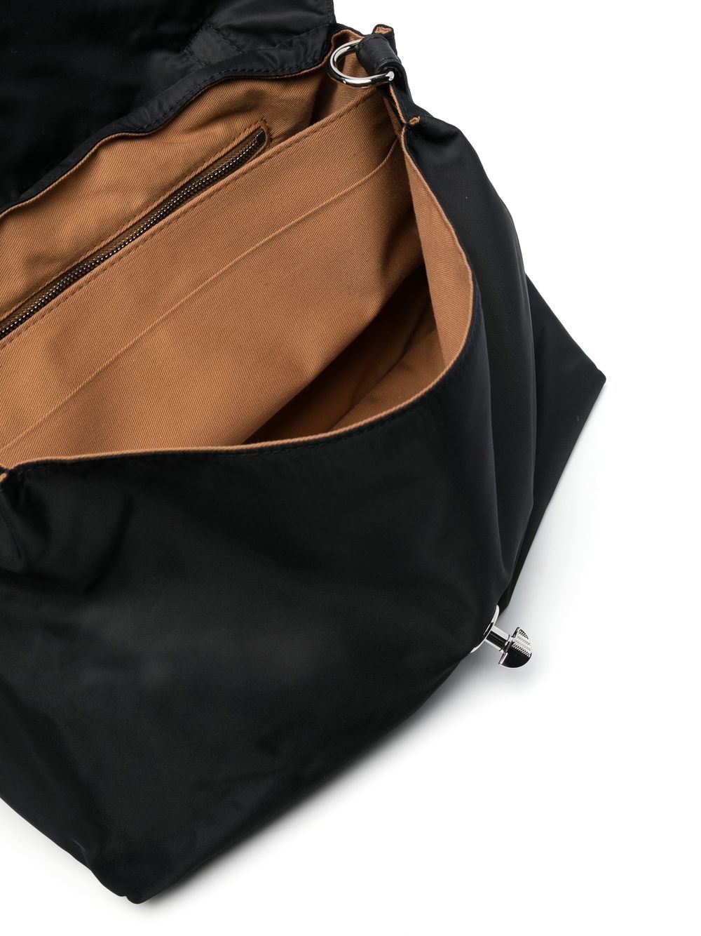 Shop Zanellato Flip-top Shoulder Bag In Black