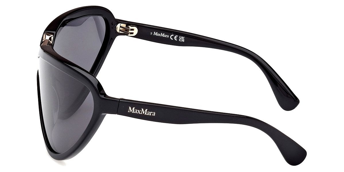 Max Mara Full Frame Sunglasses In Black