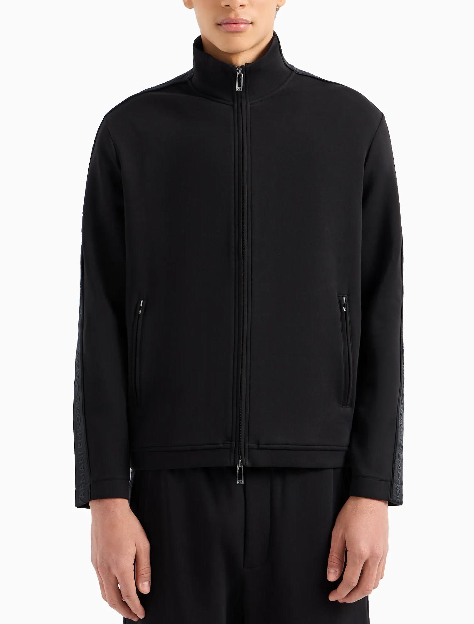Emporio Armani Men's Blouson Jacket In Black