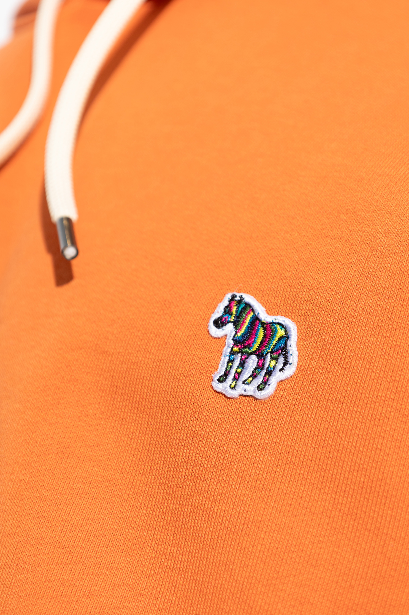 Ps By Paul Smith Hooded Sweater In Orange
