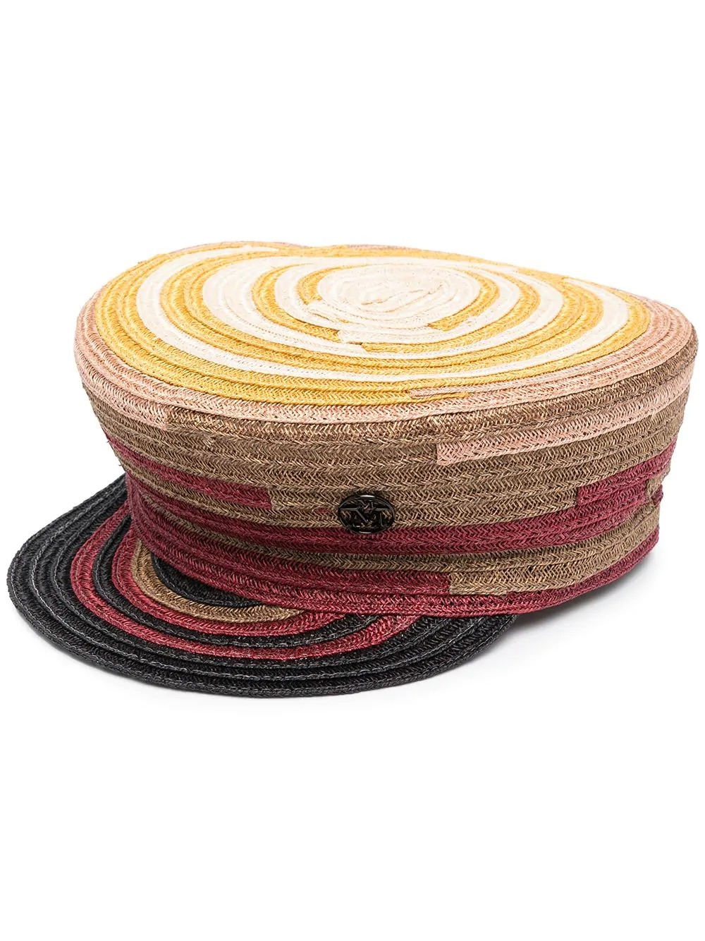 MAISON MICHEL WOVEN-RAFFIA HEMP HAT 